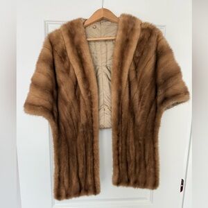 Vintage mink shawl